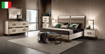 Bedroom Furniture Modern Bedrooms QS and KS Poesia Bedroom w/ Light