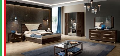 Bedroom Furniture Modern Bedrooms QS and KS Smart QS Bedroom Walnut by Camelgroup – Italy