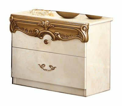 Barocco Ivory/Gold Nightstand