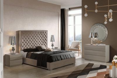 Brands Dupen Modern Bedrooms, Spain 867 Melody Bed, M-152, C-152, E-413, LT-3130L-C1C