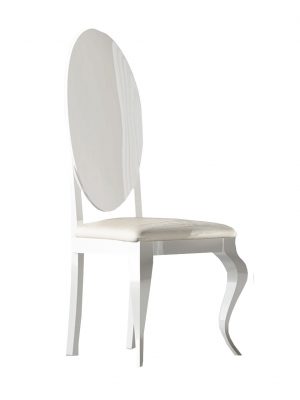 Dining Room Carmen White side chair