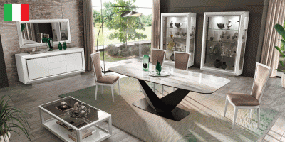 Elite WHITE Dining Room by Camelgroup – Italy