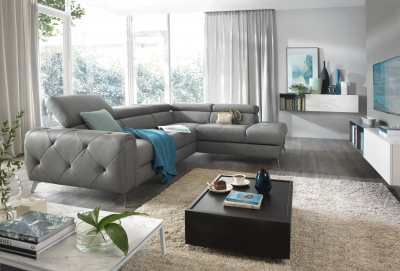 Camelia Sectional w/Bed and Storage