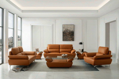 Living Room Furniture Sofas Loveseats and Chairs 1810 Orange