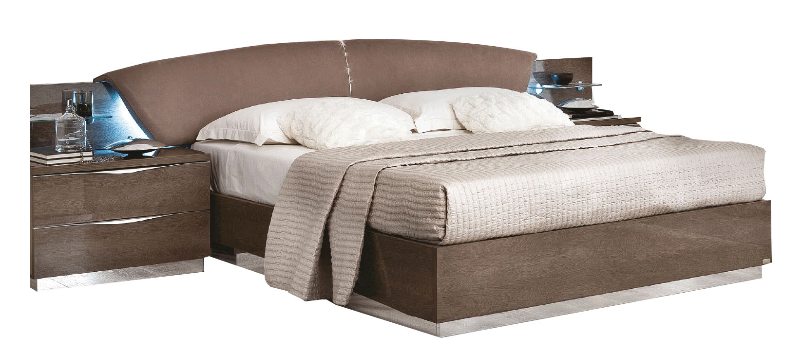 Bedroom Furniture Beds with storage Platinum QS DROP Bed SILVER BIRCH