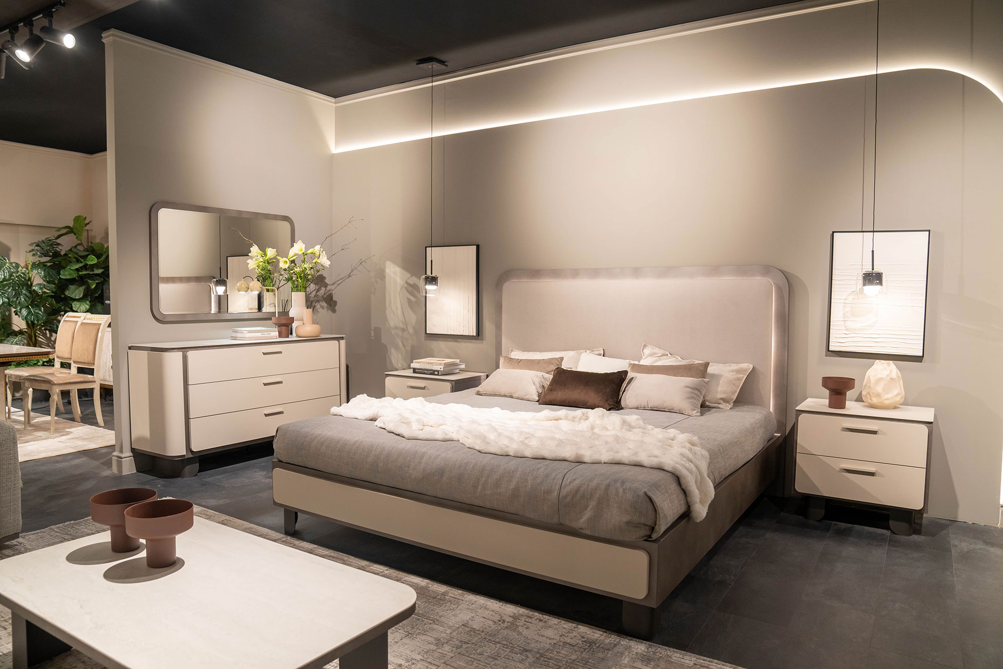Bedroom Furniture Modern Bedrooms QS and KS Perla Bedroom
