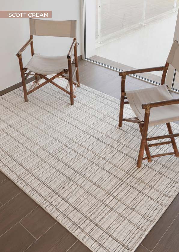 Living Room Furniture Rugs Scott Cream Rug