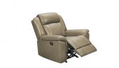 9015 Taupe Chair w/ manual recliner