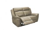 9015 Taupe Loveseat w/ manual recliner