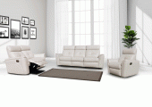 8501 White w/Manual Recliners